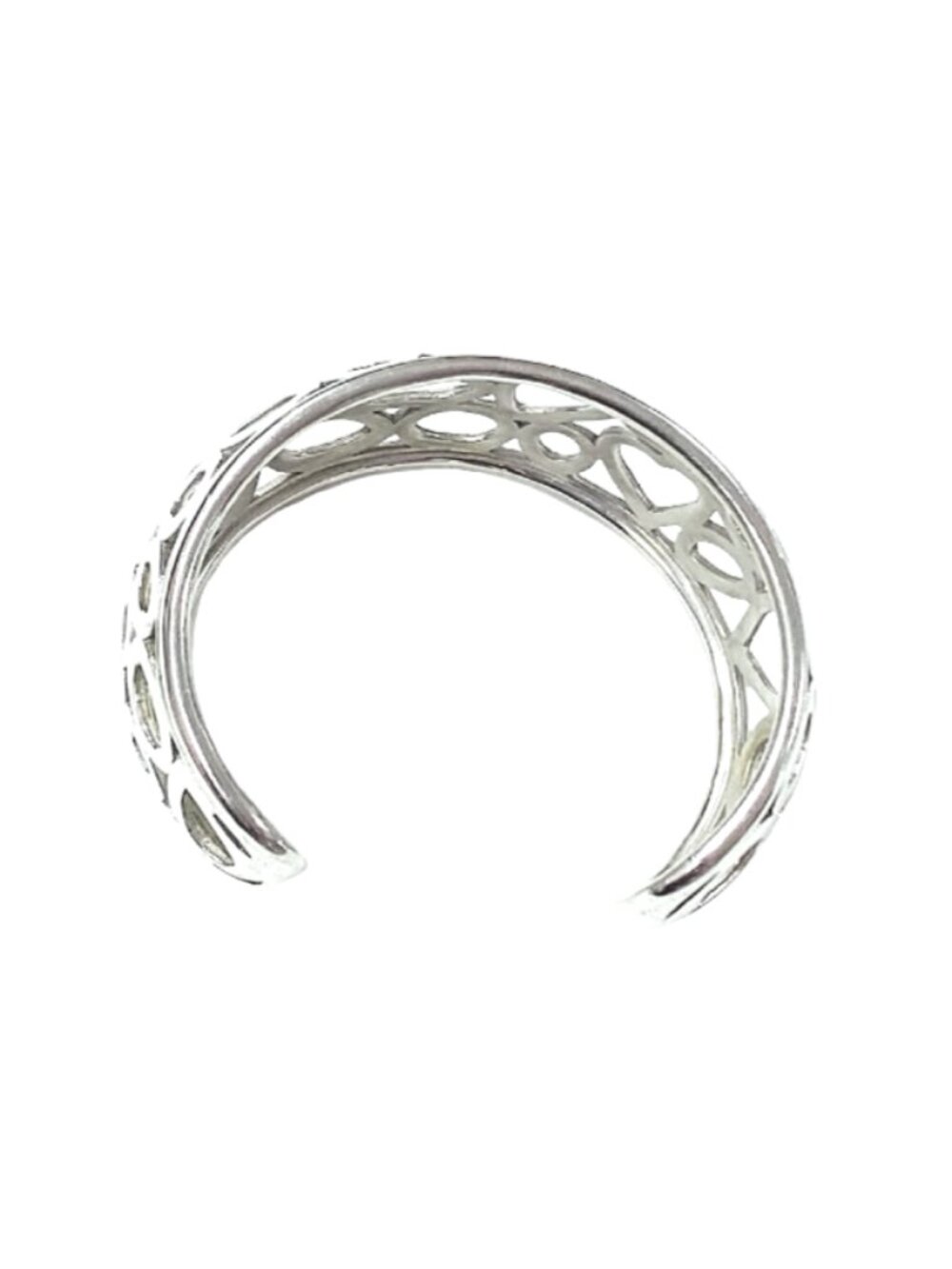 #RobertoCoin #RobertoCoinJewelry #SterlingSilverCuff #DesignerResale #Luxury - Picture 3 of 7